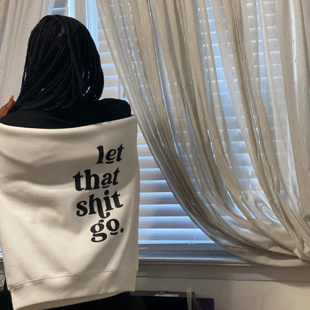 Let that $h*t go Fleece Crew neck