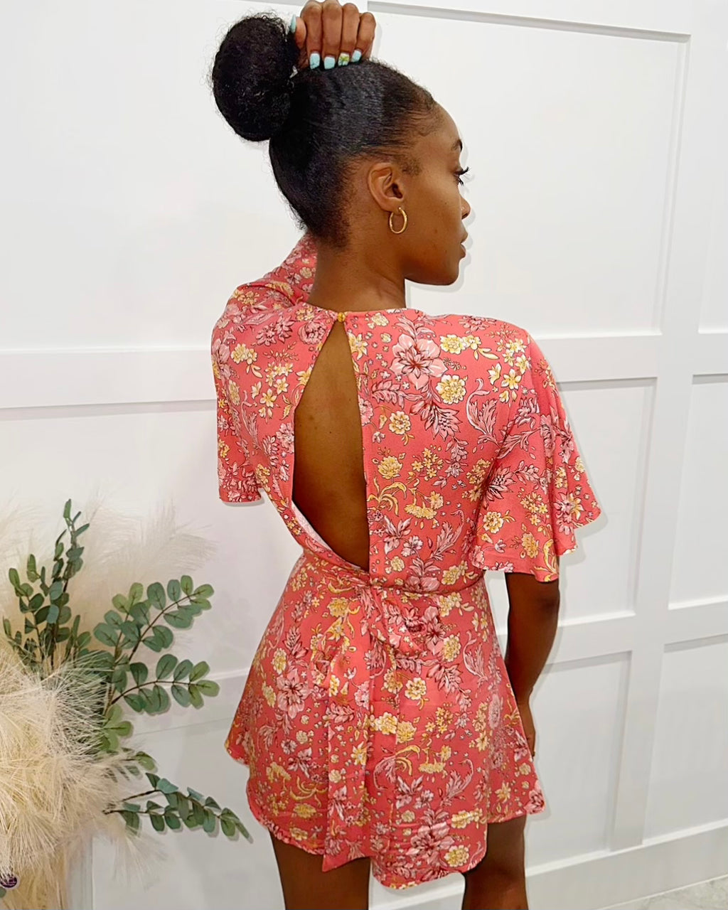 Flora Wrap romper