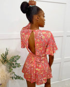 Flora Wrap romper