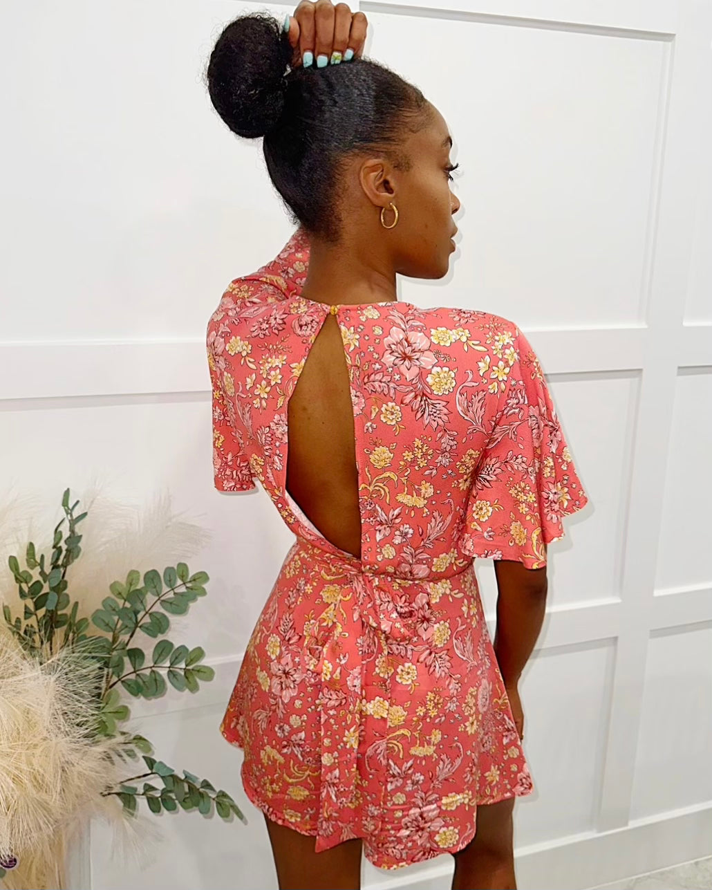 Flora Wrap romper