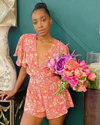 Flora Wrap romper