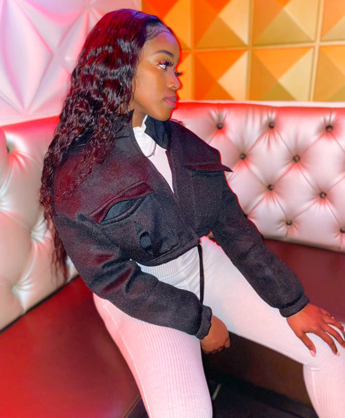 Black Crop Jacket