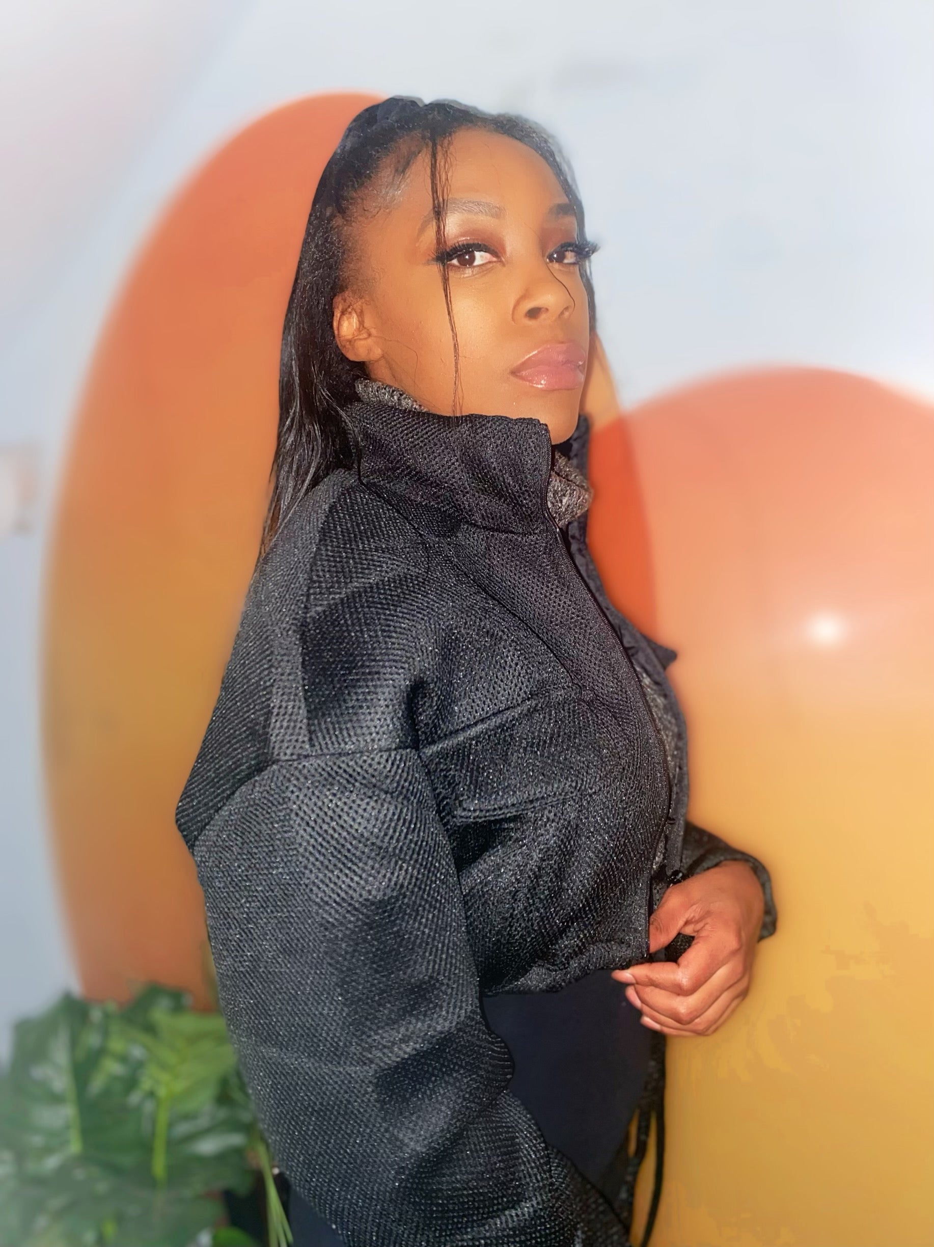 Black Crop Jacket